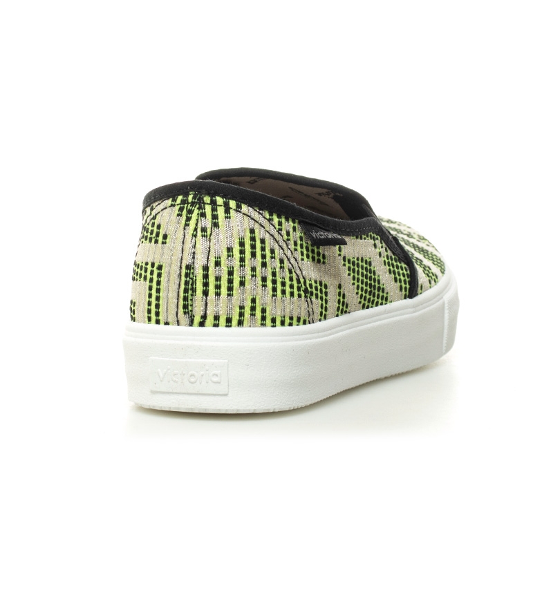 Fluor Victoria Slip On Lurex Amarillo DHE2W9eIY