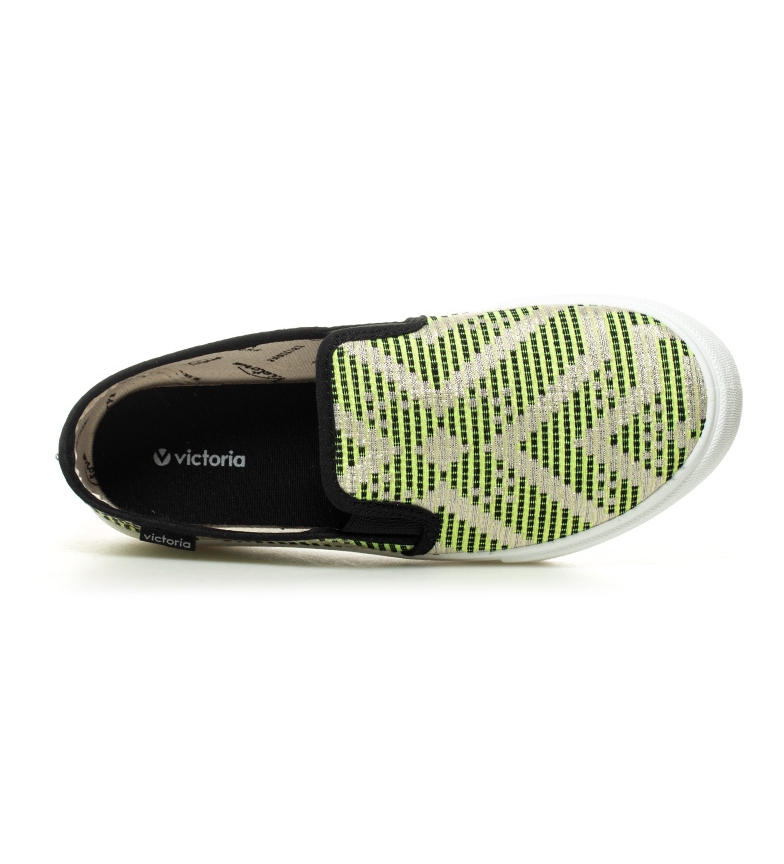 Fluor Victoria Slip On Lurex Amarillo DHE2W9eIY