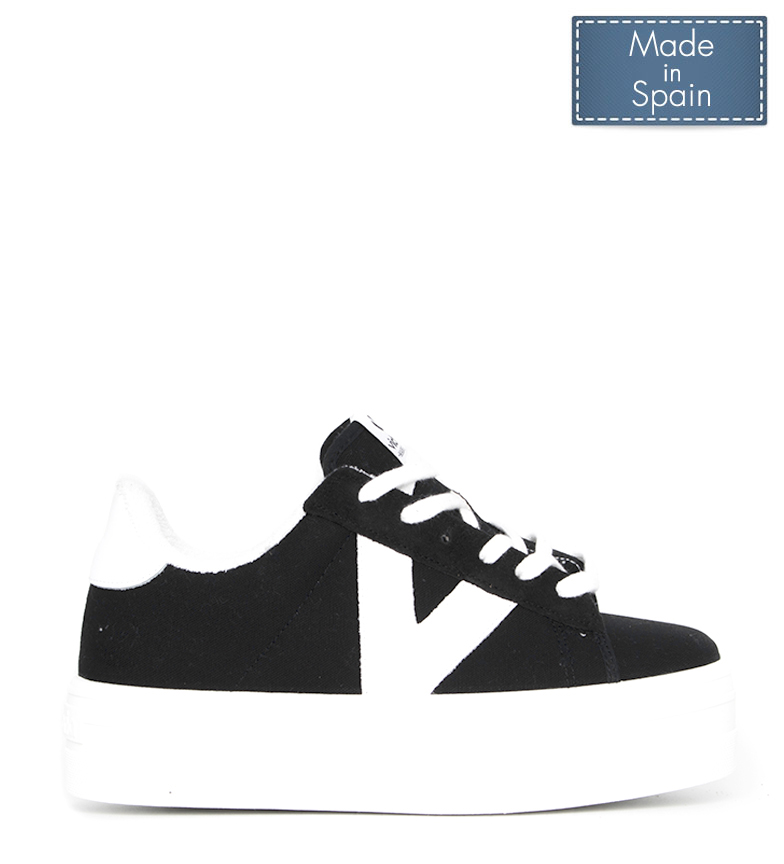Zapatillas Plataforma4cm Barcelona Victoria Victoria Negroaltura 3RjqScL54A