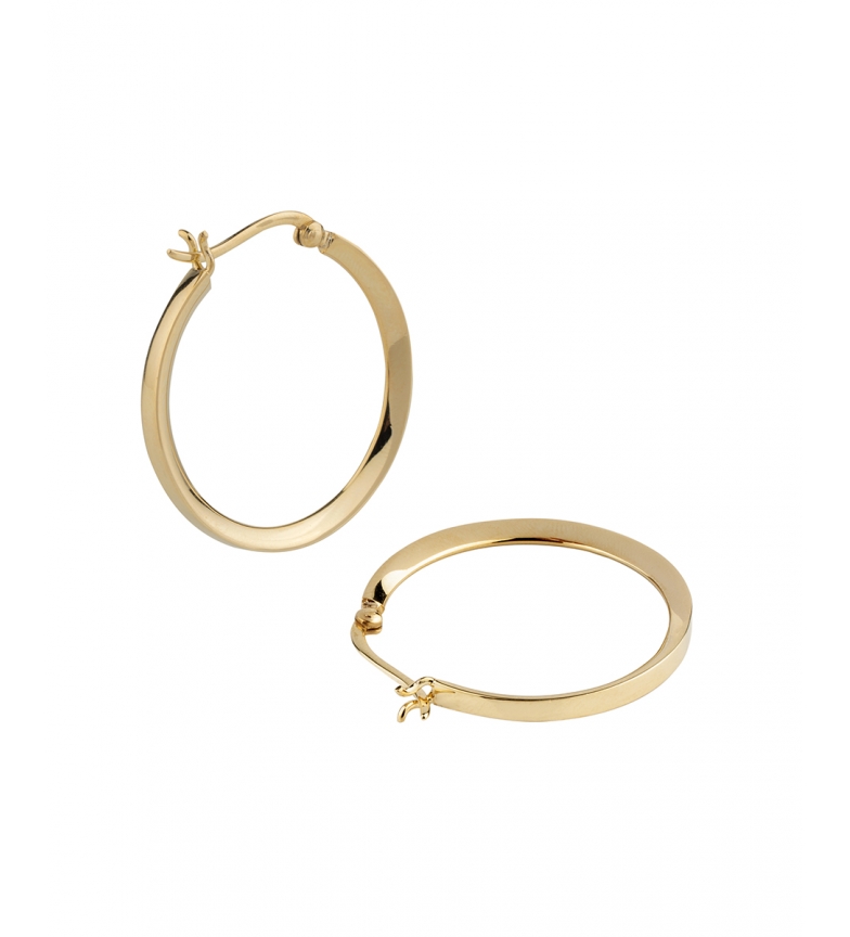 VIDAL & VIDAL Earrings Essentials earrings 18kts gold square hoops