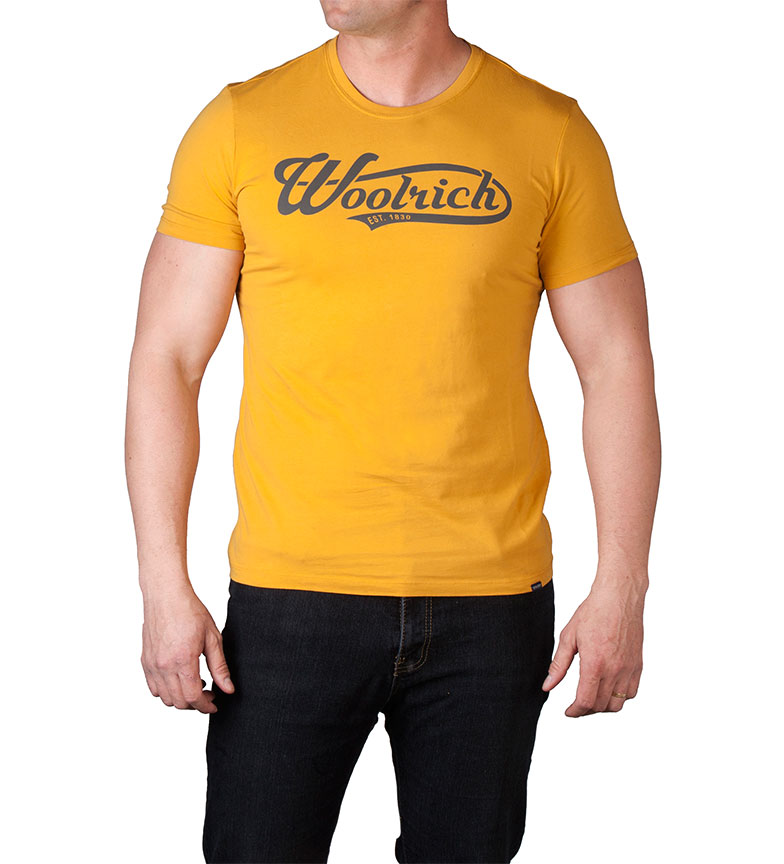 Camiseta Mostaza Camiseta Mostaza Camiseta Woolrich Mostaza Woolrich Woolrich lFcTK31J