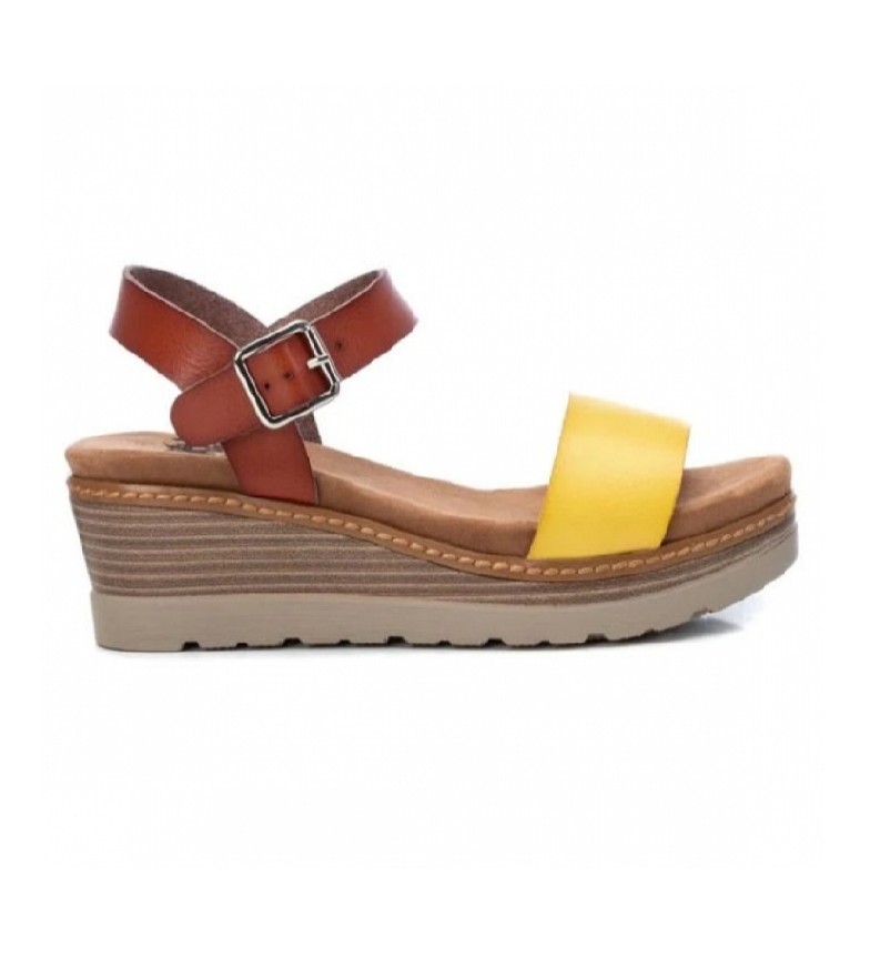 Comprar Xti Sandalias 35628 camel -Altura cuña: 7 cm- - your online  Trekking store