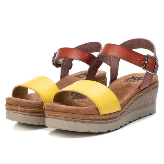 Comprar Xti Sandalias 35628 camel -Altura cuña: 7 cm- - your online  Trekking store