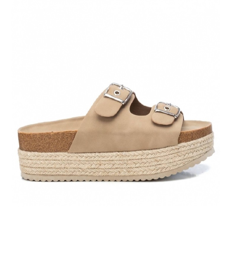 Xti Sandals 036867 beige - Esdemarca Store fashion, footwear and  accessories - best brands shoes and designer shoes