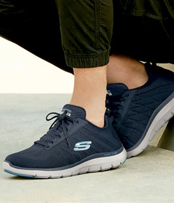 Zapatillas para caminar Hombre Skechers Track Broader Azul-232698/NVY